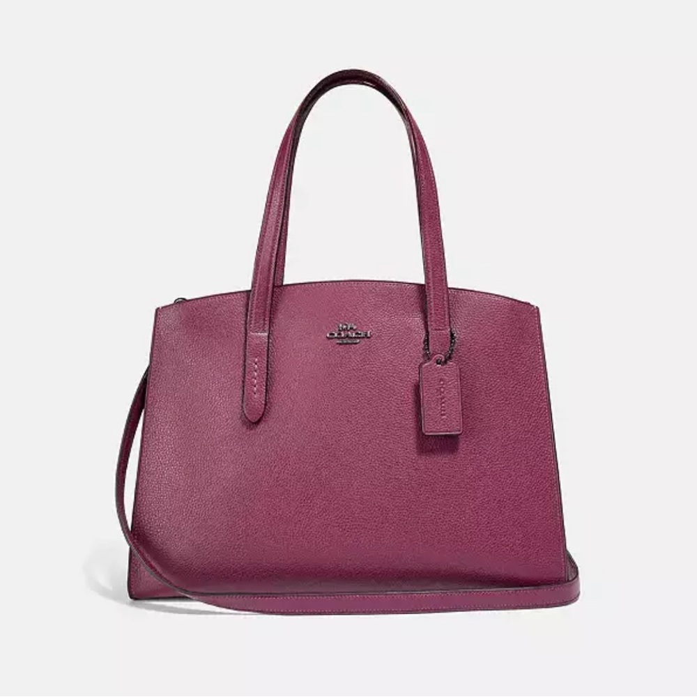 COACH Charlie Carryall with Metallic Interior(original packing intact)